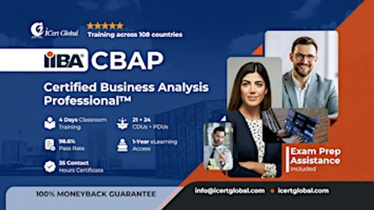 CBAP® Classroom Training – IIBA® Aligned in Bayside, CA