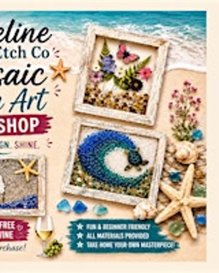 Craft & Sip! Mosaic Art Resin Workshop