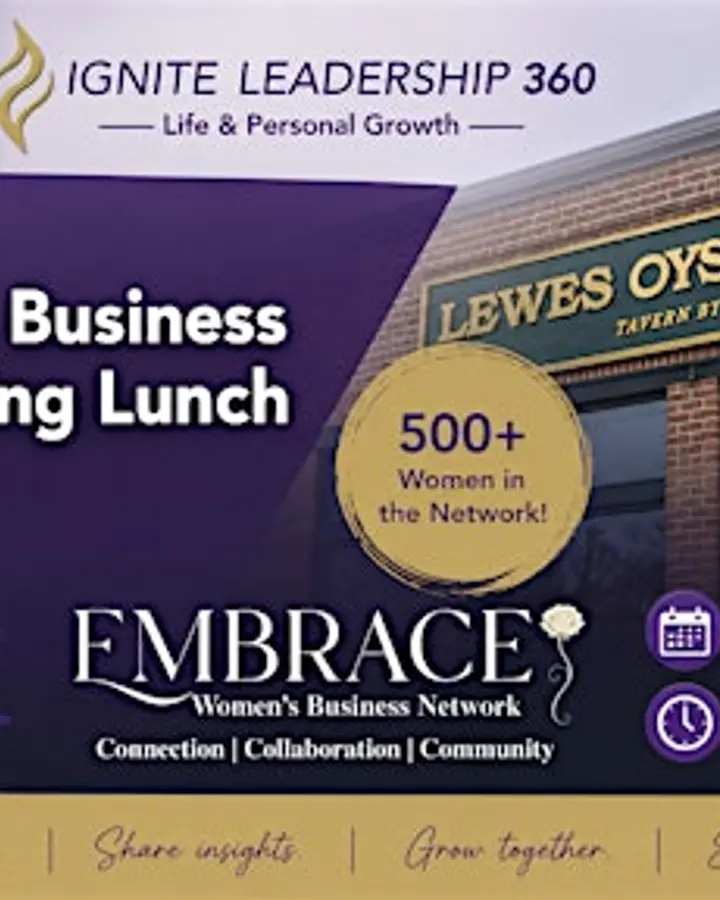 Embrace: Women's Business Networking Lunch (Sussex County)