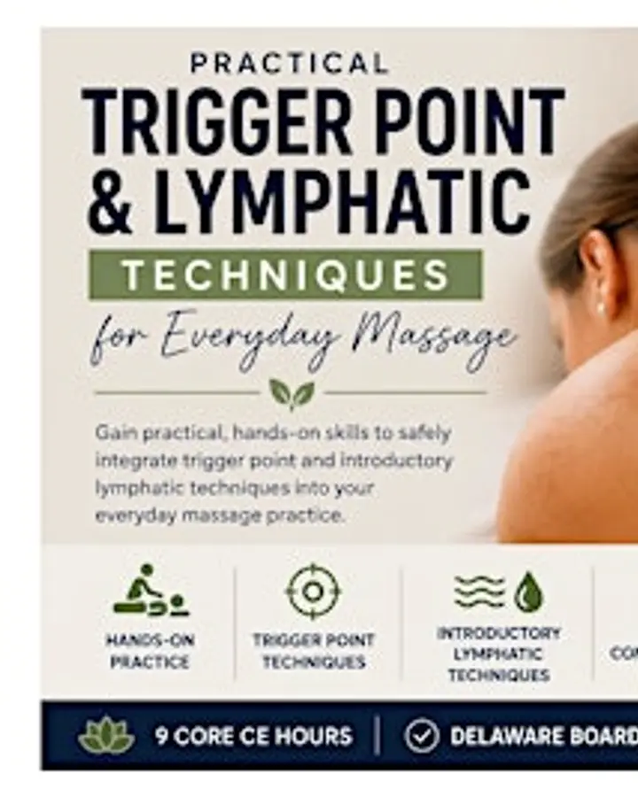 Practical Trigger Point & Lymphatic Techniques for Everyday Massage
