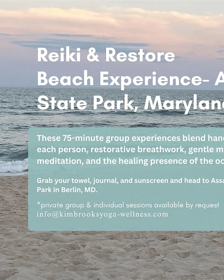 Reiki & Restore Beach Experience- Assateague State Park 6/20