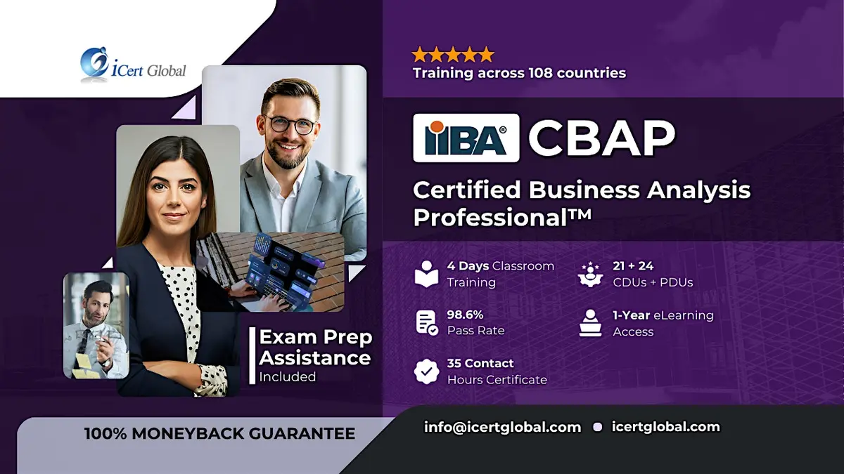 Business Analytics Certification (CBAP) Training in Bayside, CA