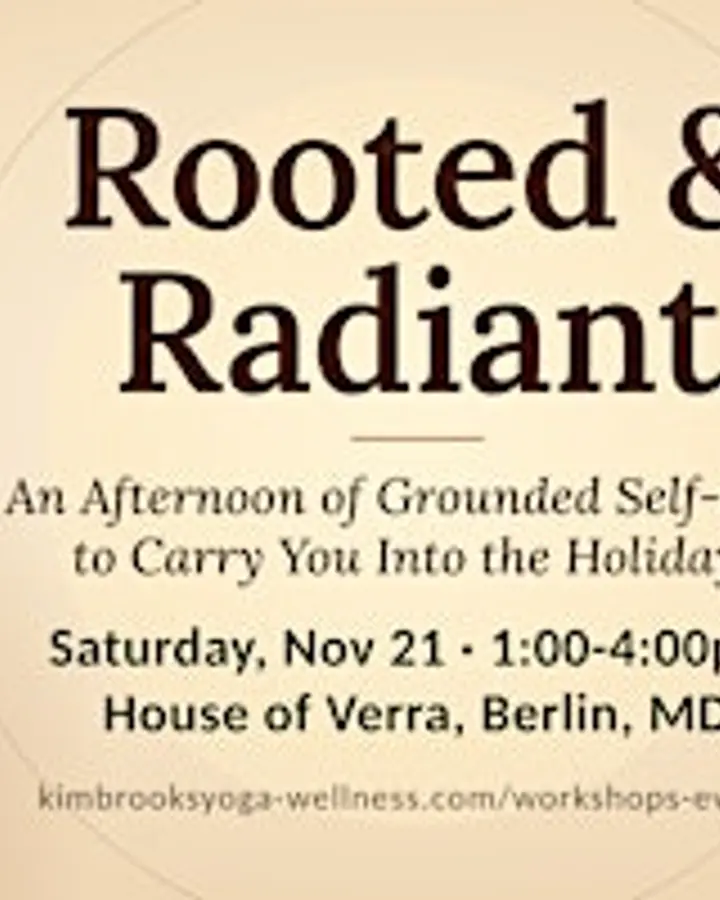 Rooted & Radiant: An Afternoon of Grounded Self-Care