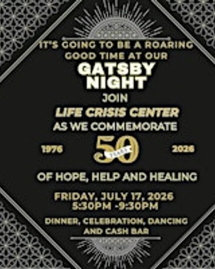 Gatsby Night Celebrating Life Crisis Center's 50th Anniversary