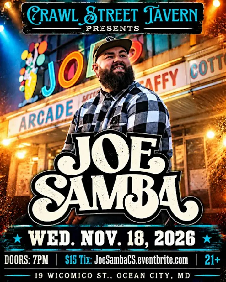 Joe Samba at Crawl Street Tavern!