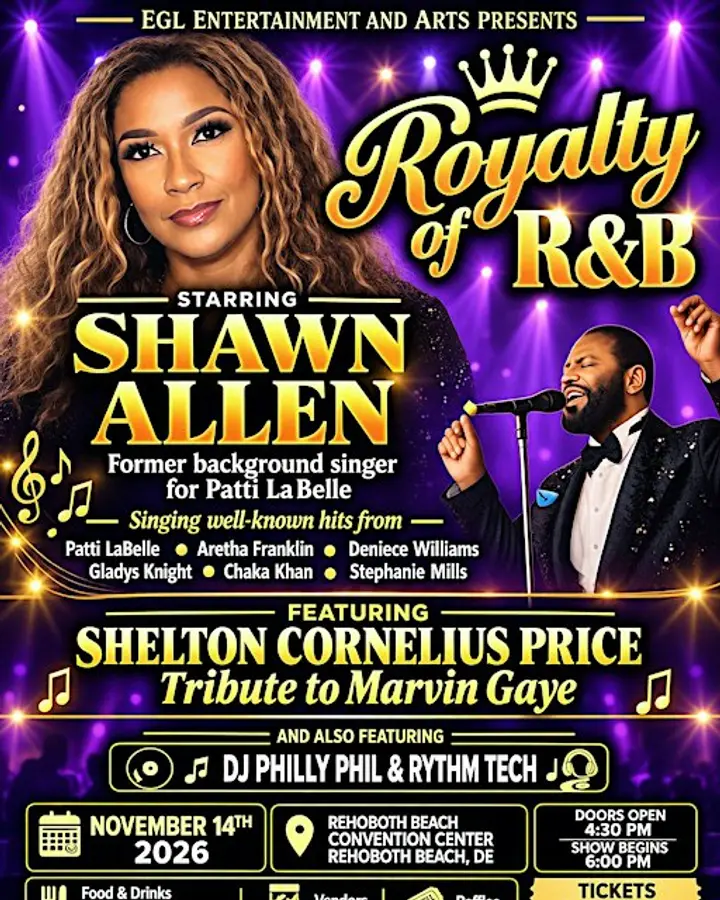 Royalty of R&B Staring Shawn Allen feat. Shelton Price Marvin Gaye Tribute