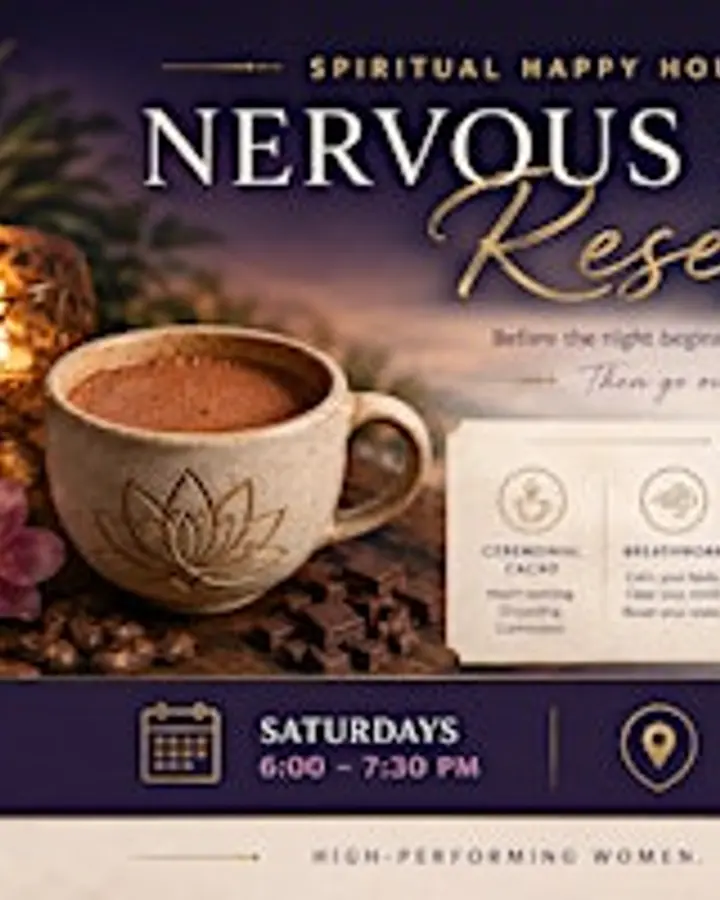 Cacao Happy Hour & Women's Nervous System Reset, Sound Journey Immersive