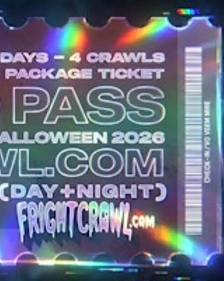 The Fright Crawl | Ocean City Halloween Weekend Pass 2026 | All 4 Crawls
