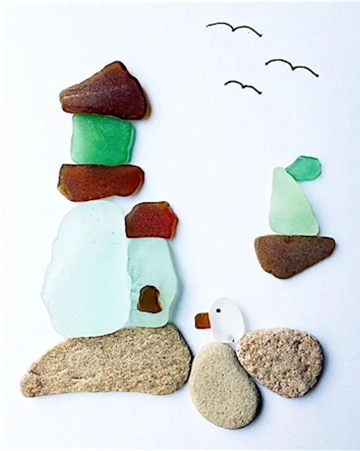 The Magic of Sea Glass - Snowmen by the Sea & Shoreline Serenity