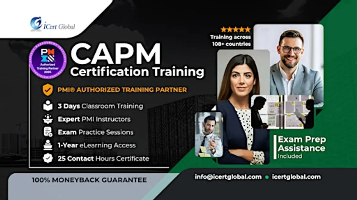 CAPM Certification In-Person Training in Bayside, CA