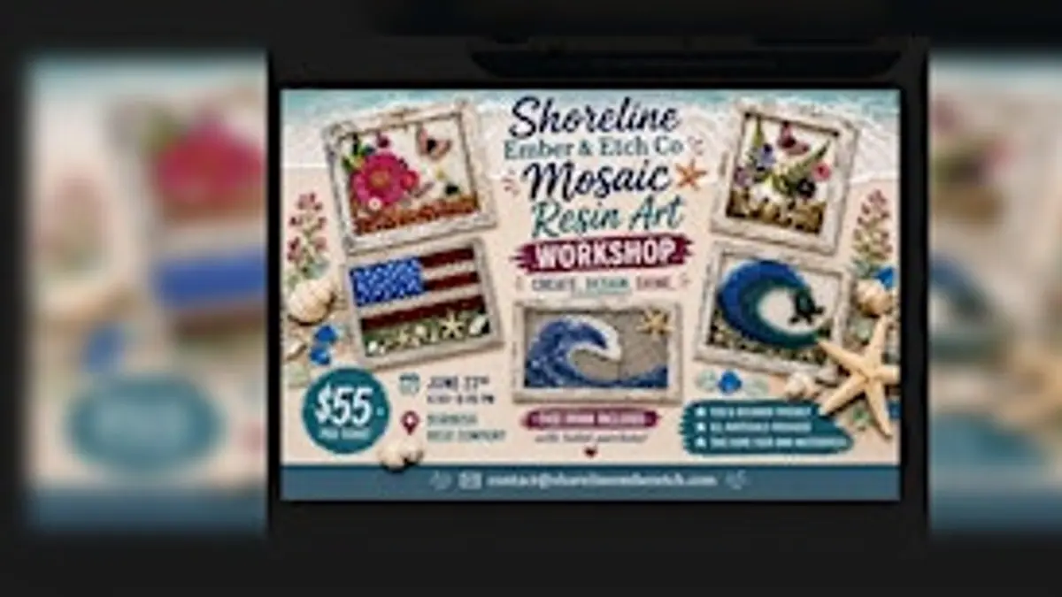 Mosaic Art Resin Workshop