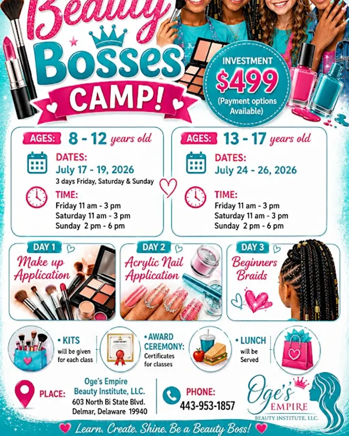 Oge’s Little Beauty Bosses Camp