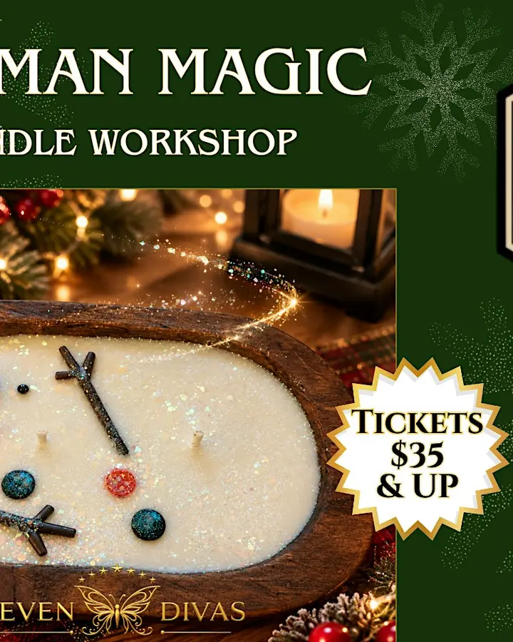 Burnish Beer Snowman Magic Candle Workshop