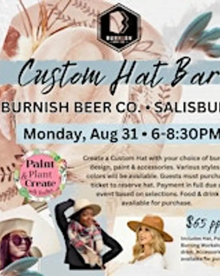 Custom Hat Bar Workshop