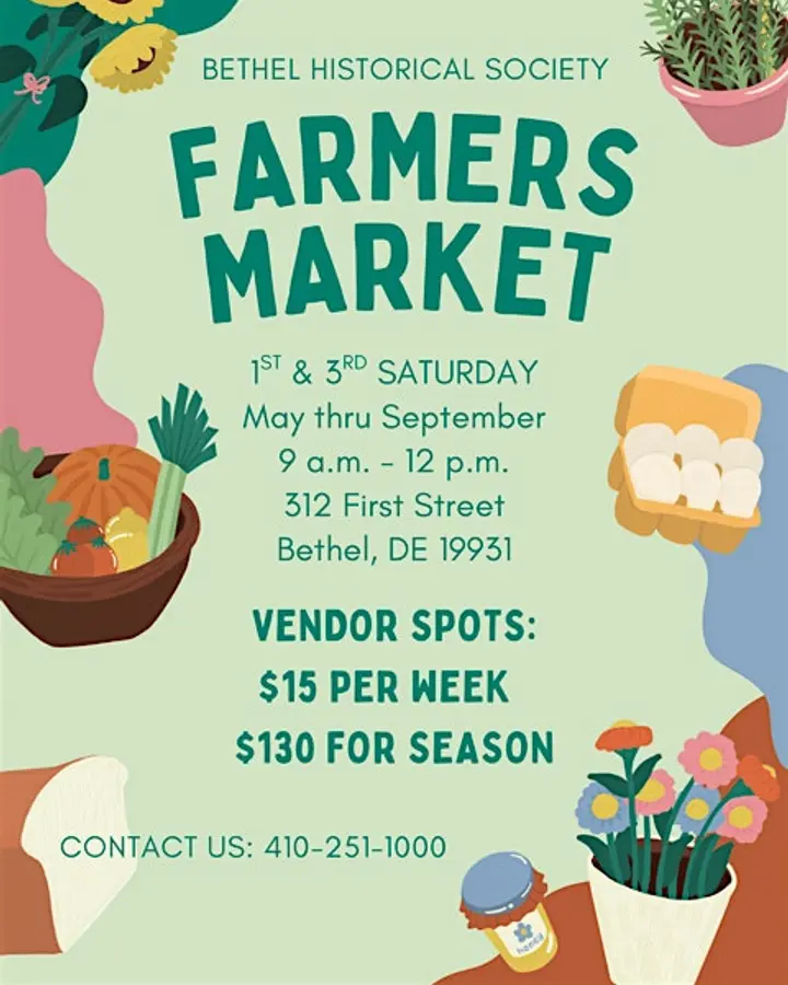 Bethel Historical Society Farmer's Market
